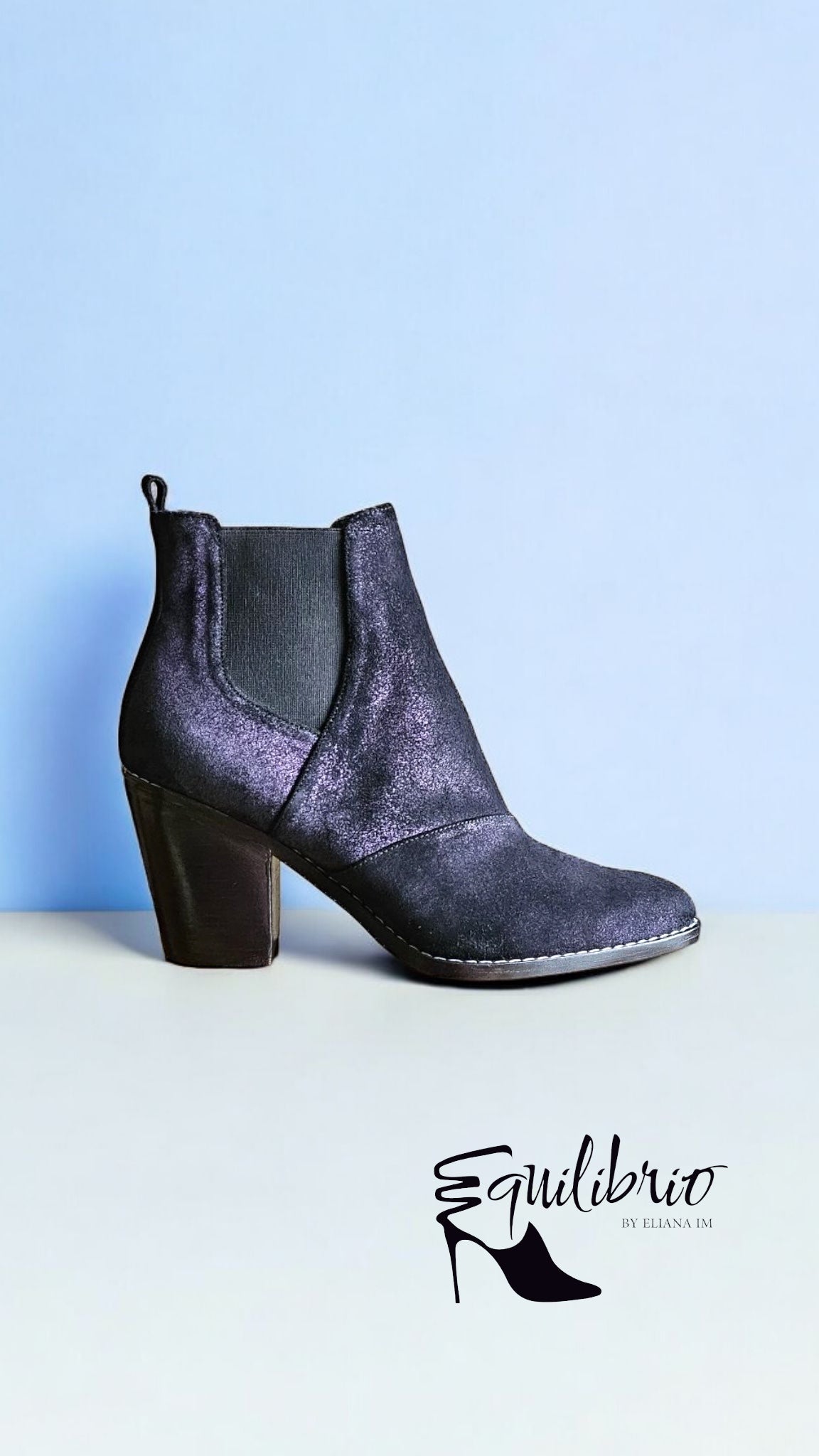 Botines Black Lilac