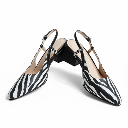 Slingbacks Zebra
