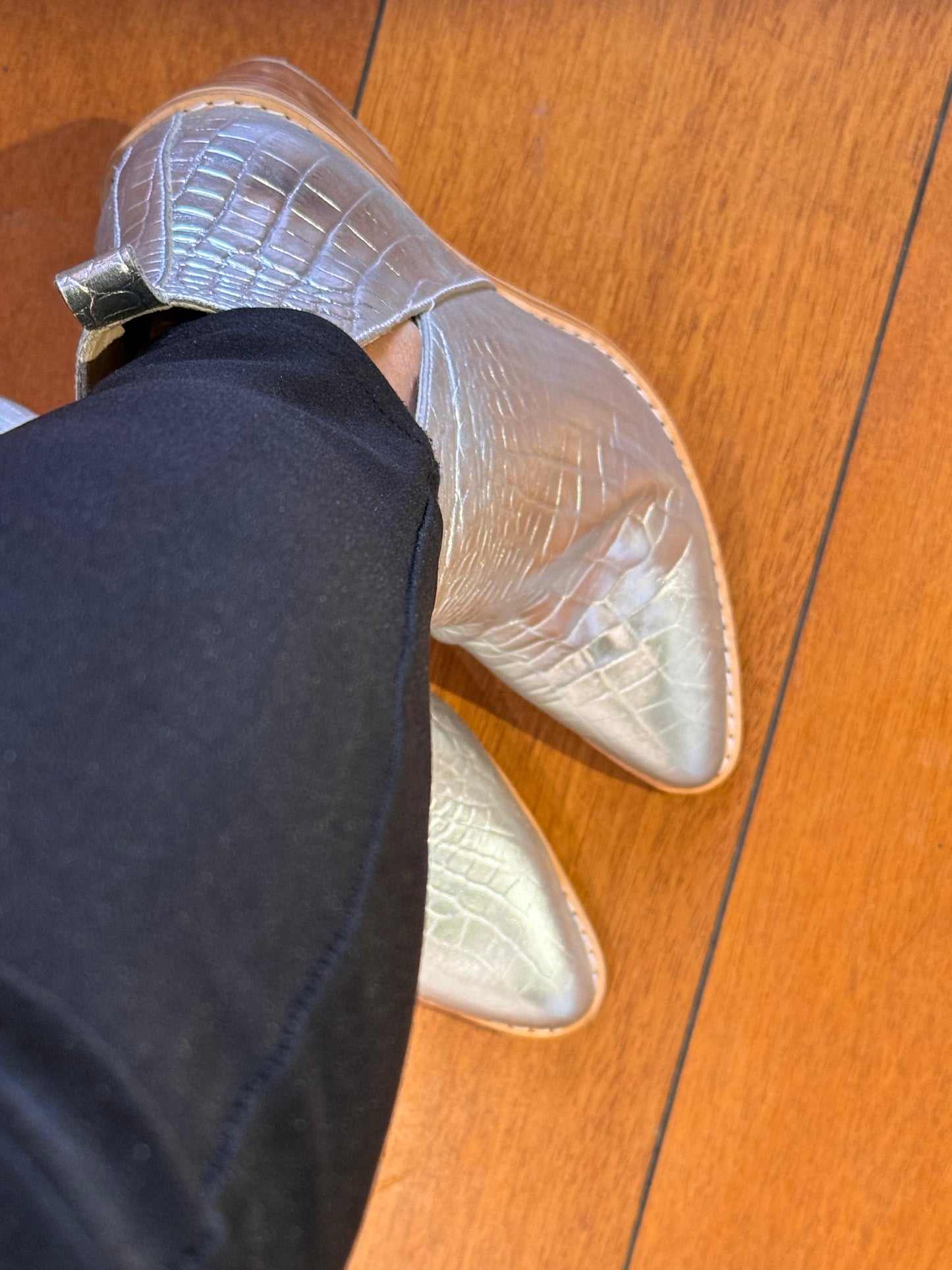 Botines Plata Equilibrio
