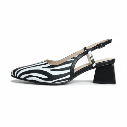 Slingbacks Zebra