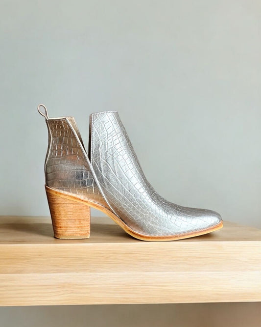 Botines Plata Equilibrio