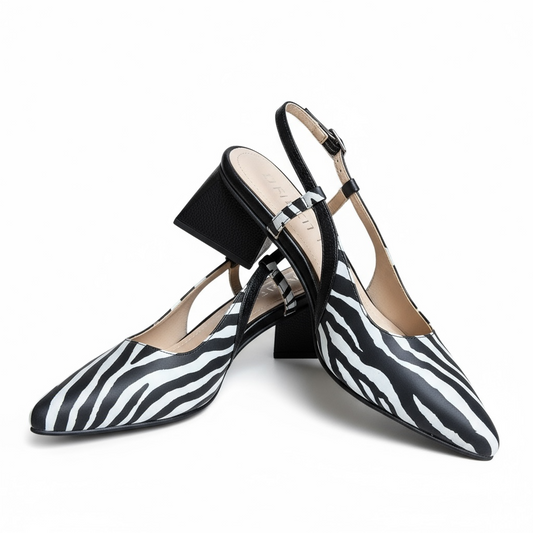 Slingbacks Zebra
